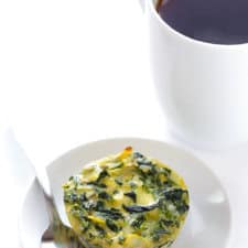 Easy Spinach Artichoke Quiche Cups