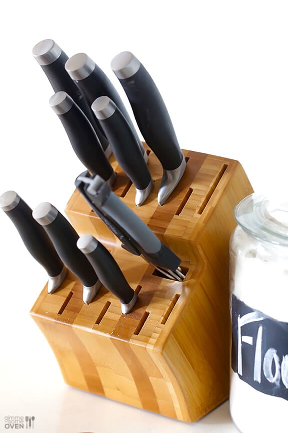 Pampered chef knife block - household items - by owner - housewares sale -  craigslist