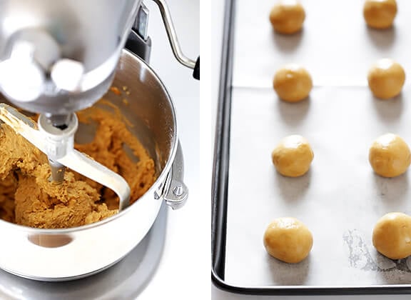 Peanut Butter Banana Cookies | gimmesomeoven.com #dessert