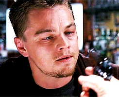 "My hand does nawt shake." Leonardo DiCaprio in Martin Scorsese's The Departed. 