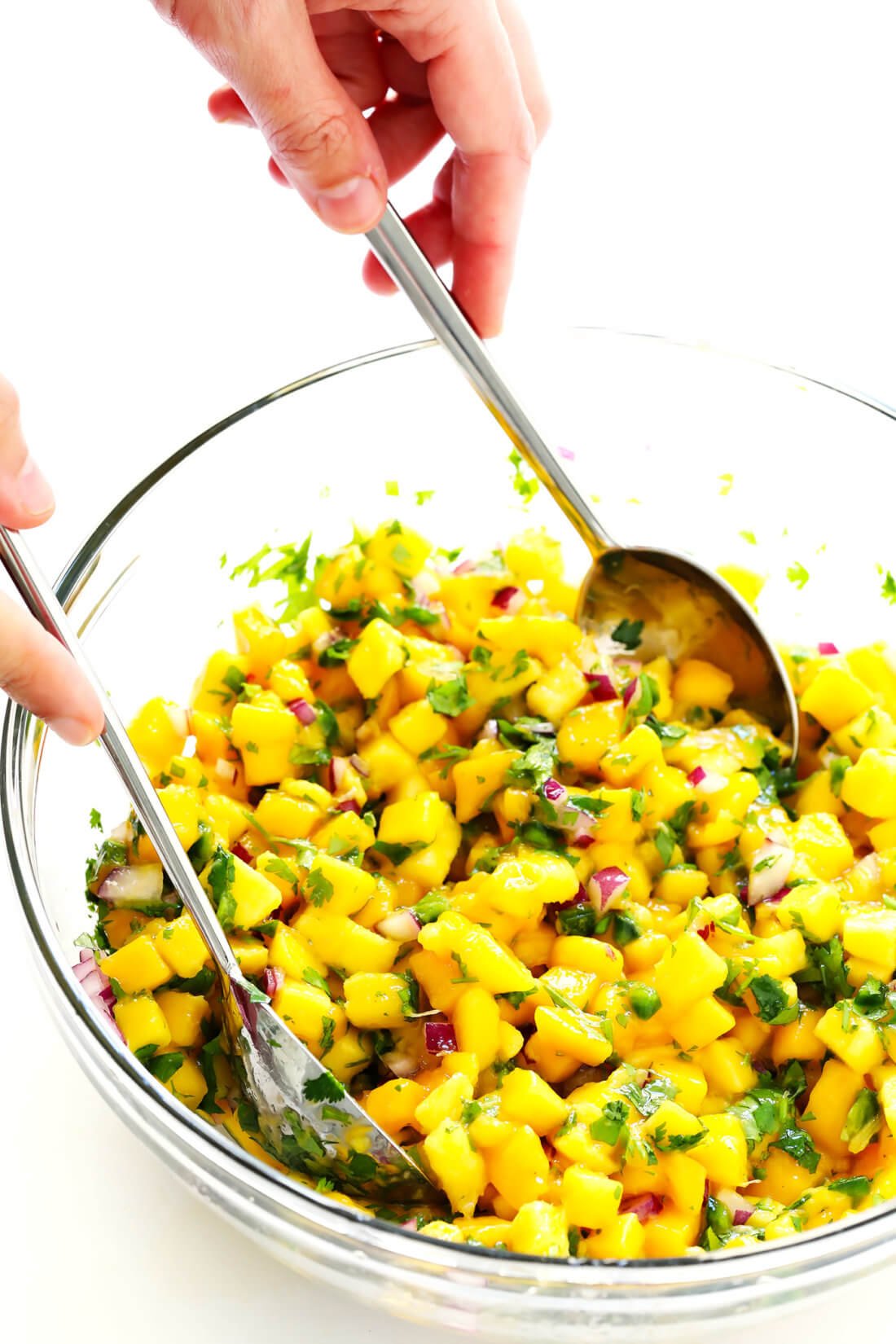 5-Ingredient Mango Salsa Recipe | Gimme Some Oven