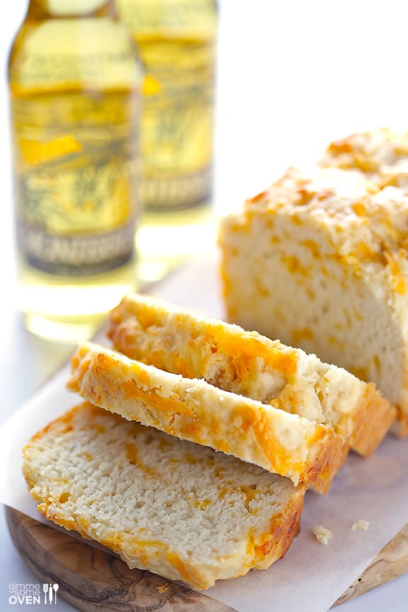 Cheesy Garlic Beer Bread