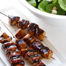 Easy Balsamic Chicken Skewers