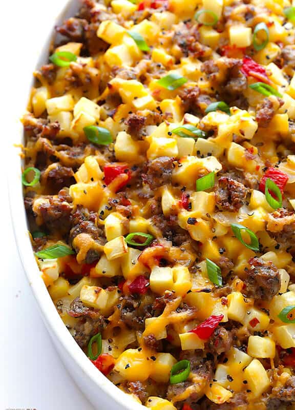 Easy Cheesy Breakfast Casserole Recipe