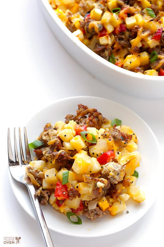 Easy Cheesy Breakfast Casserole Gimme Some Oven Easy Cheesy Breakfast Casserole Gimme Some Oven