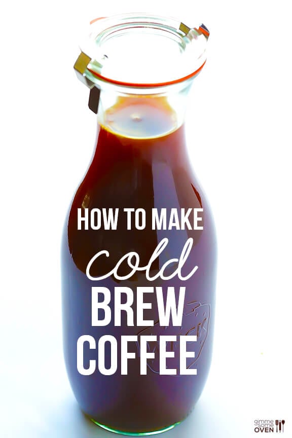 How To Make Cold Brew Coffee: a step-by-step photo tutorial and recipe | gimmesomeoven.com #diy