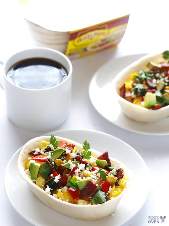 Bacon Breakfast Tacos | gimmesomeoven.com