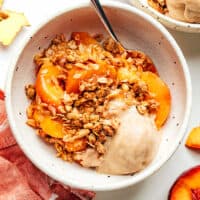 Ginger Peach Crisp