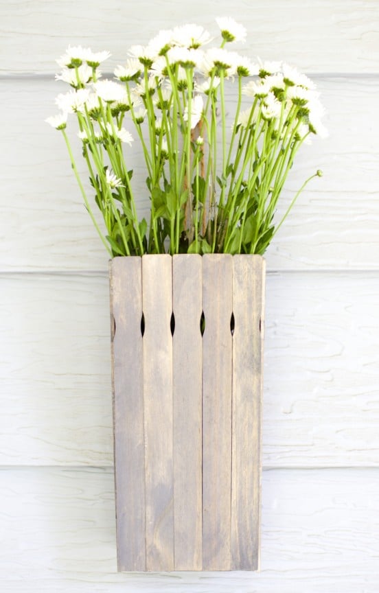 Make a Flower Vase with Wood Stick