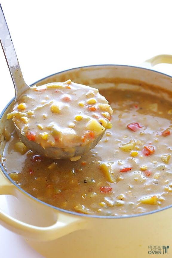 Bacon Corn Chowder | gimmesomeoven.com #soup #recipe