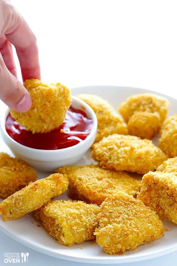 Parmesan Baked Chicken Nuggets