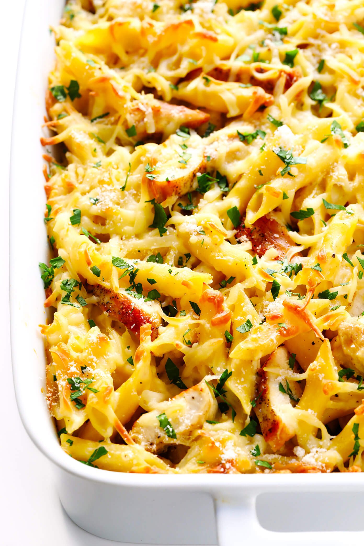 Chicken Alfredo Baked Ziti Casserole Recipe