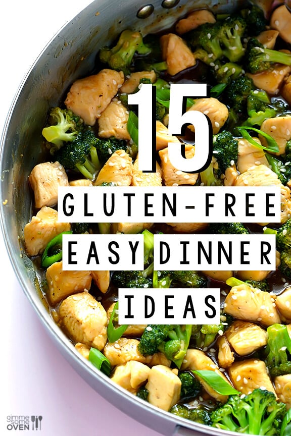 15 Gluten Free Easy Dinner Ideas | gimmesomeoven.com #dinner #recipe #glutenfree #gf