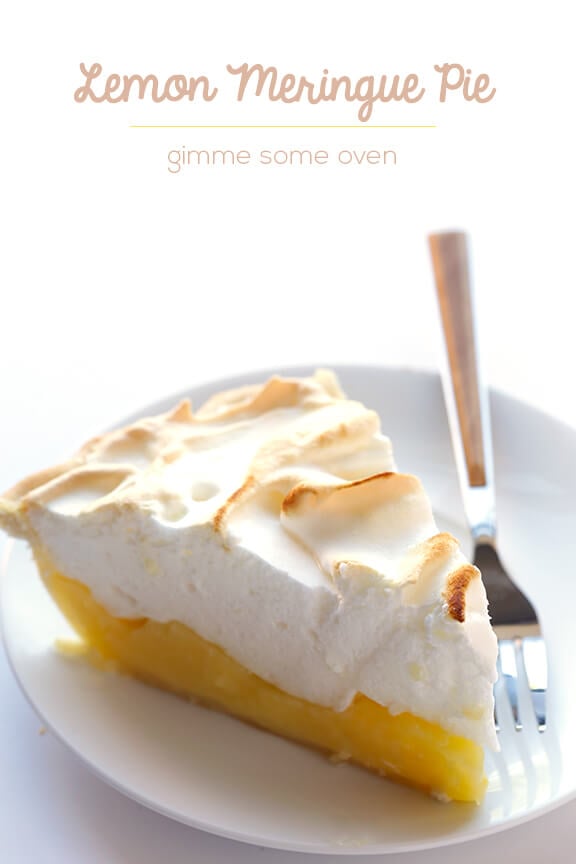 Lemon Meringue Pie | gimmesomeoven.com #dessert #pie #recipe