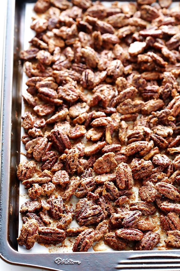 Candied Pecans | gimmesomeoven.com