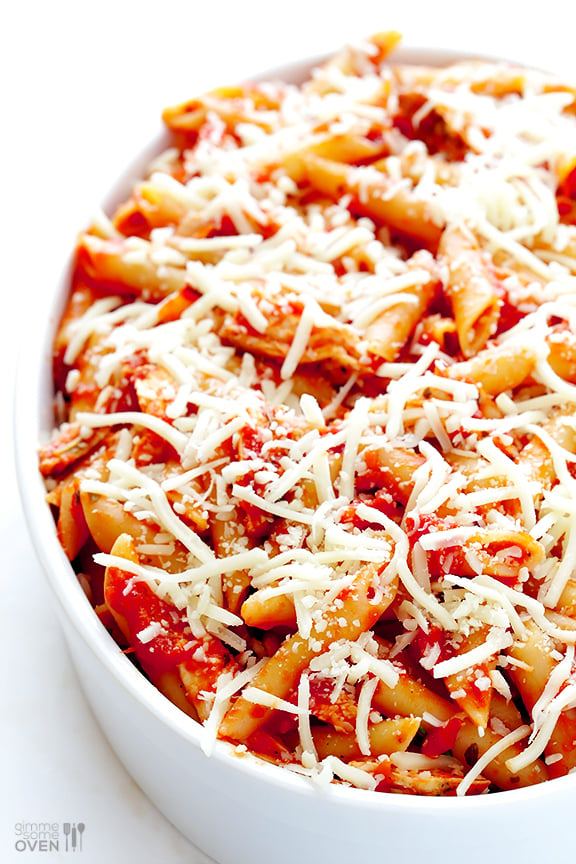 Chicken Parmesan Baked Ziti 6