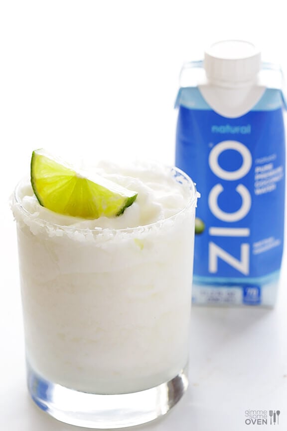 Coconut Margarita | gimmesomeoven.com #drink #cocktail