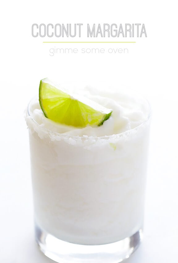 Coconut Margarita | gimmesomeoven.com #drink #cocktail