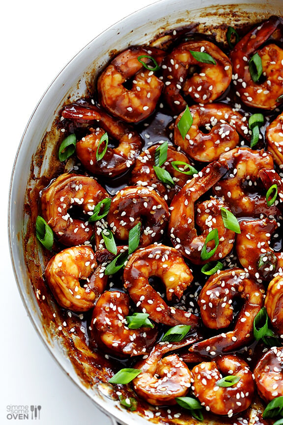 Easy Hoisin Shrimp | gimmesomeoven.com