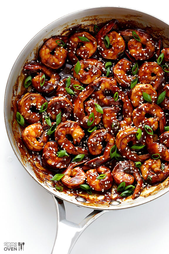 Easy Hoisin Shrimp | gimmesomeoven.com