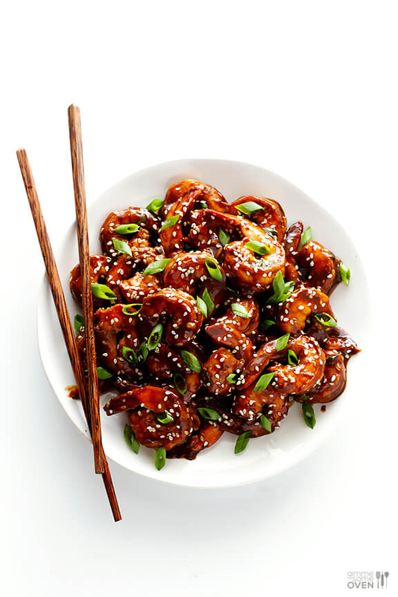 Easy Hoisin Shrimp | gimmesomeoven.com