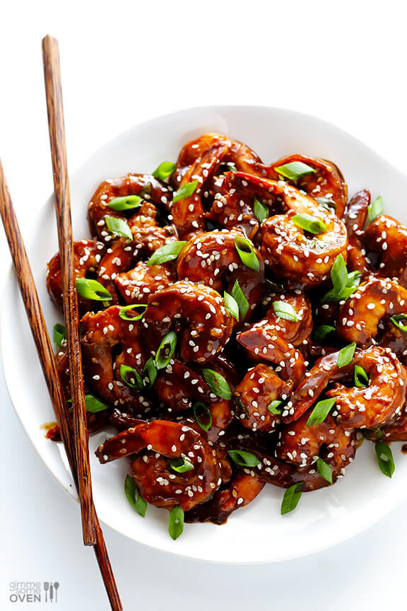 Easy Hoisin Shrimp | gimmesomeoven.com