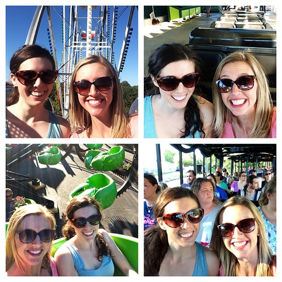 Roller Coaster Collage