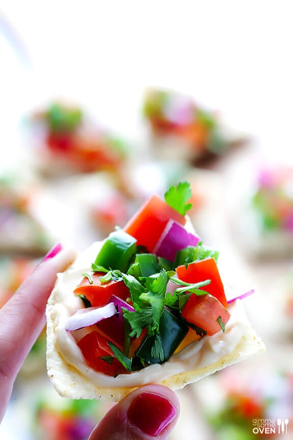 Pico Nacho Bites | gimmesomeoven.com #appetizer #snack