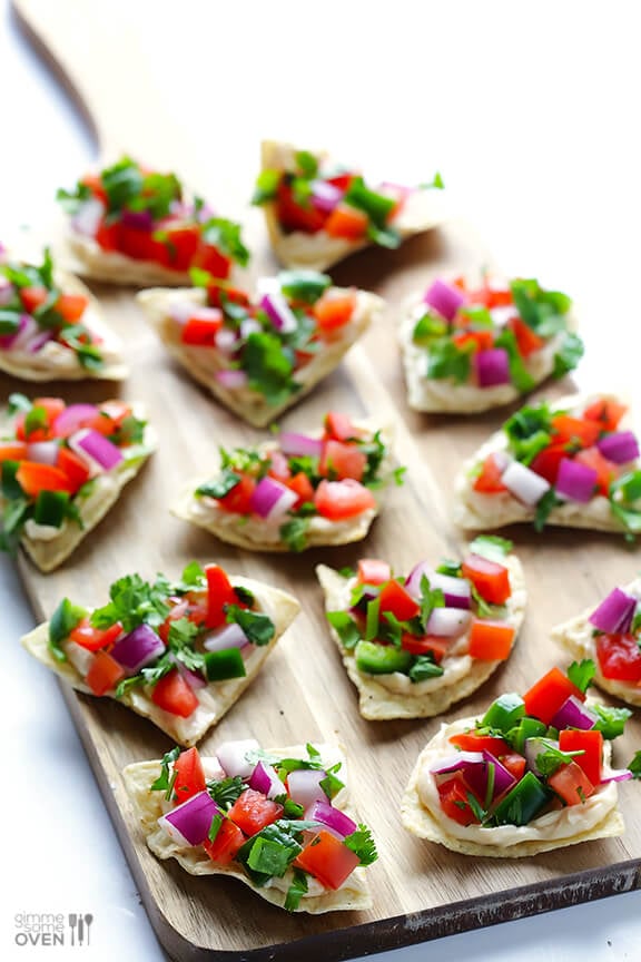 Pico Nacho Bites | gimmesomeoven.com #appetizer #snack