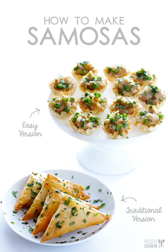 How To Make Baked Samosas (2 Ways!) | gimmesomeoven.com