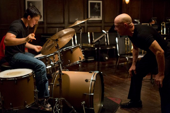 Miles Teller and J.K. Simmons in Damien Chazelle’s Whiplash. Photo by Daniel McFadden - © Courtesy of Sundance Institute