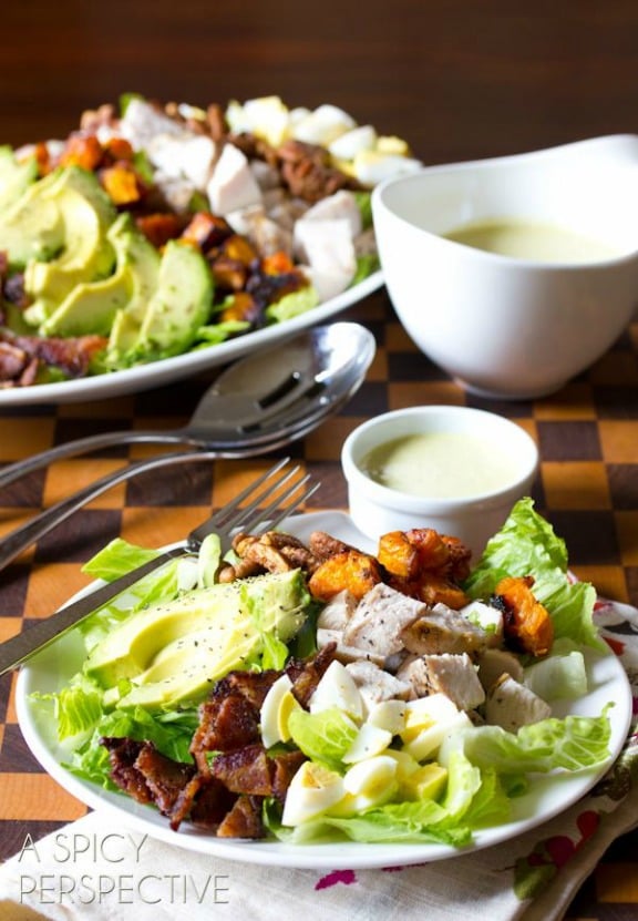 Harvest Cobb Salad | aspicyperspective.com