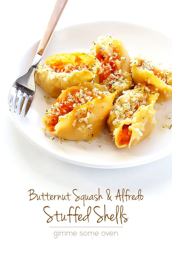 Butternut Alfredo Baked Shells 9