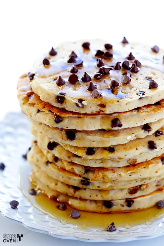 Guiltless Chocolate Chip Pancakes 3