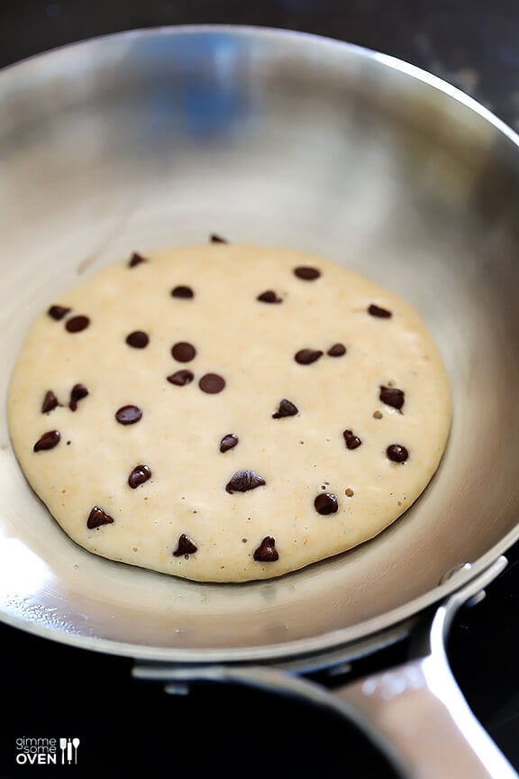 Guiltless Chocolate Chip Pancakes 4