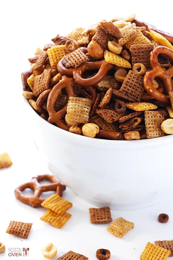 Slow Cooker Chex Mix Recipe - Plain Chicken