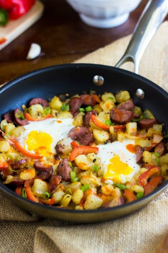 Buffalo Chicken Hash | foodfaithfitness.com