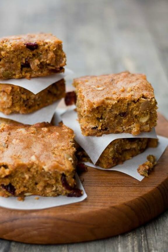 Butternut Squash Blondies | foodpluswords.com