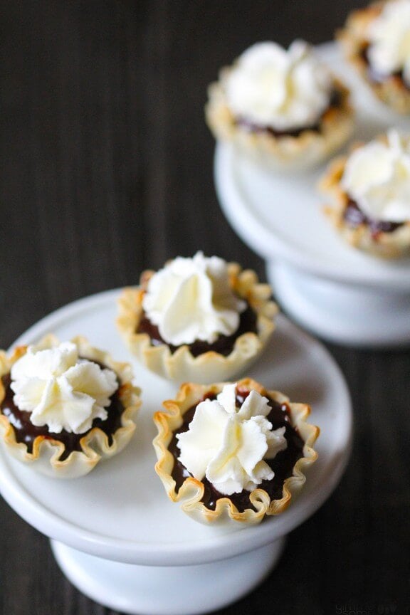 mexican spiced dark chocolate tarts 3