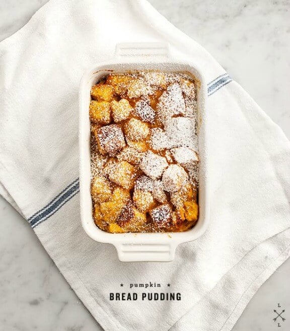 Pumpkin Bread Pudding | loveandlemons.com