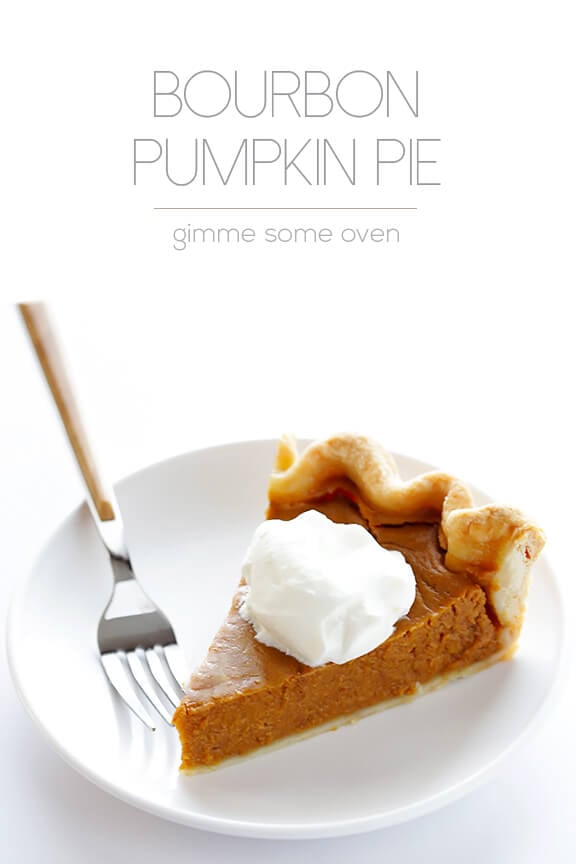 Bourbon Pumpkin Pie | Gimme Some Oven