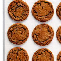 Chewy Ginger Molasses Cookies