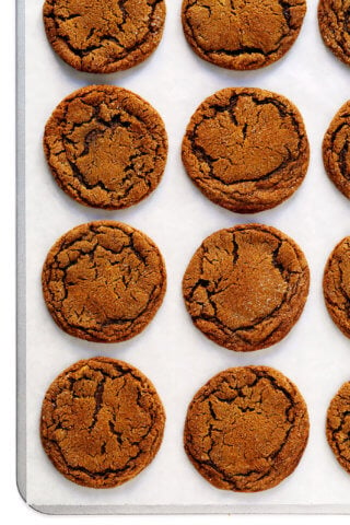 Chewy Ginger Molasses Cookies