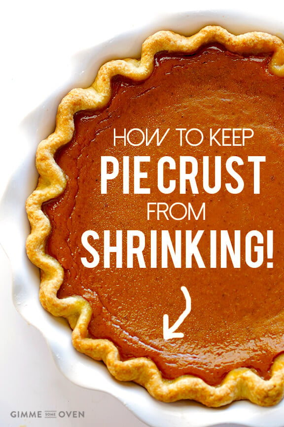 How To Keep Pie Crusts From Shrinking
