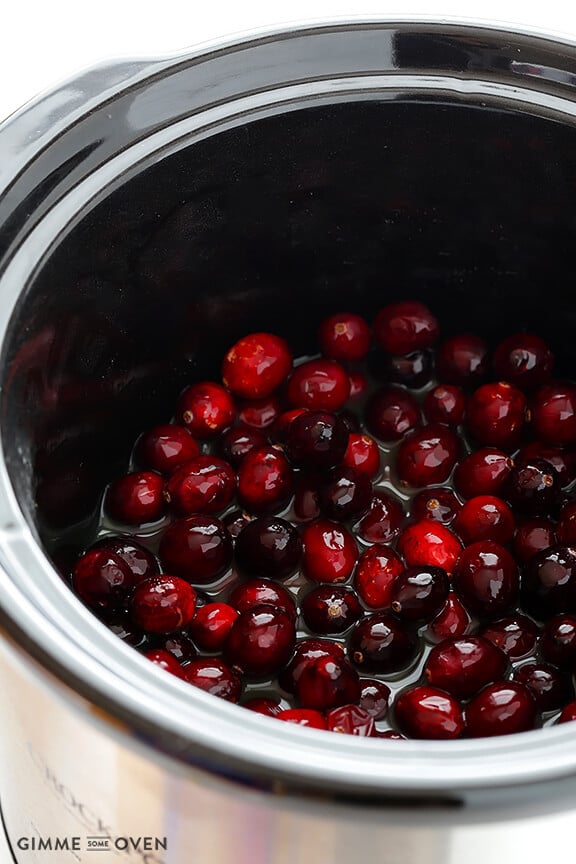 Slow Cooker Cranberry Sauce | Gimme Some Oven