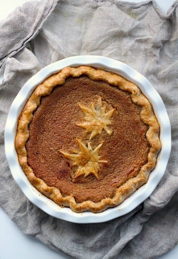 Maple Syrup Pie | kitchenvignettes.blogspot.com