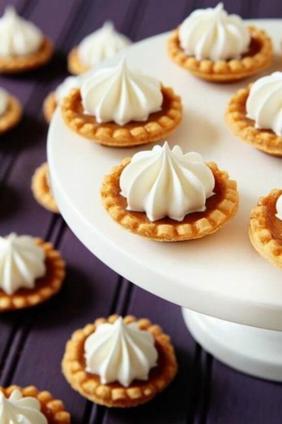 Mini Pumpkin Pies | mybakingaddiction.com