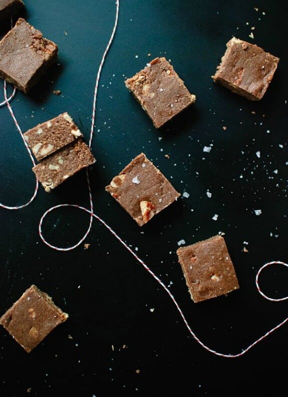 Easy Salted Oat Fudge | cookieandkate.com