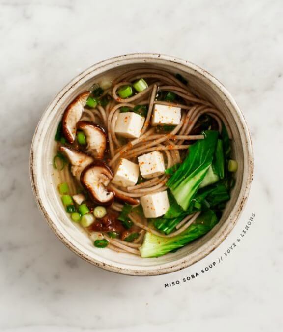 Miso Shiitake Soba Soup | loveandlemons.com