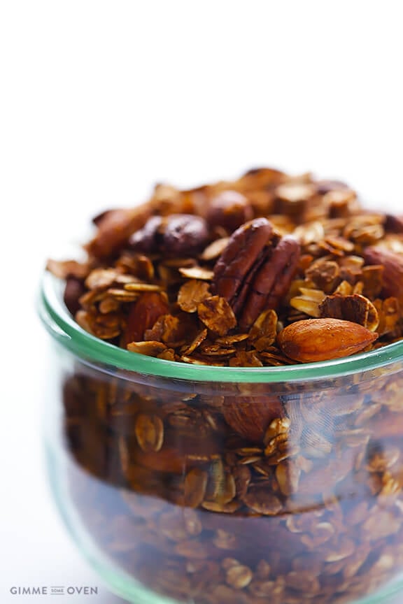 Chai-Spiced Granola | gimmesomeoven.com